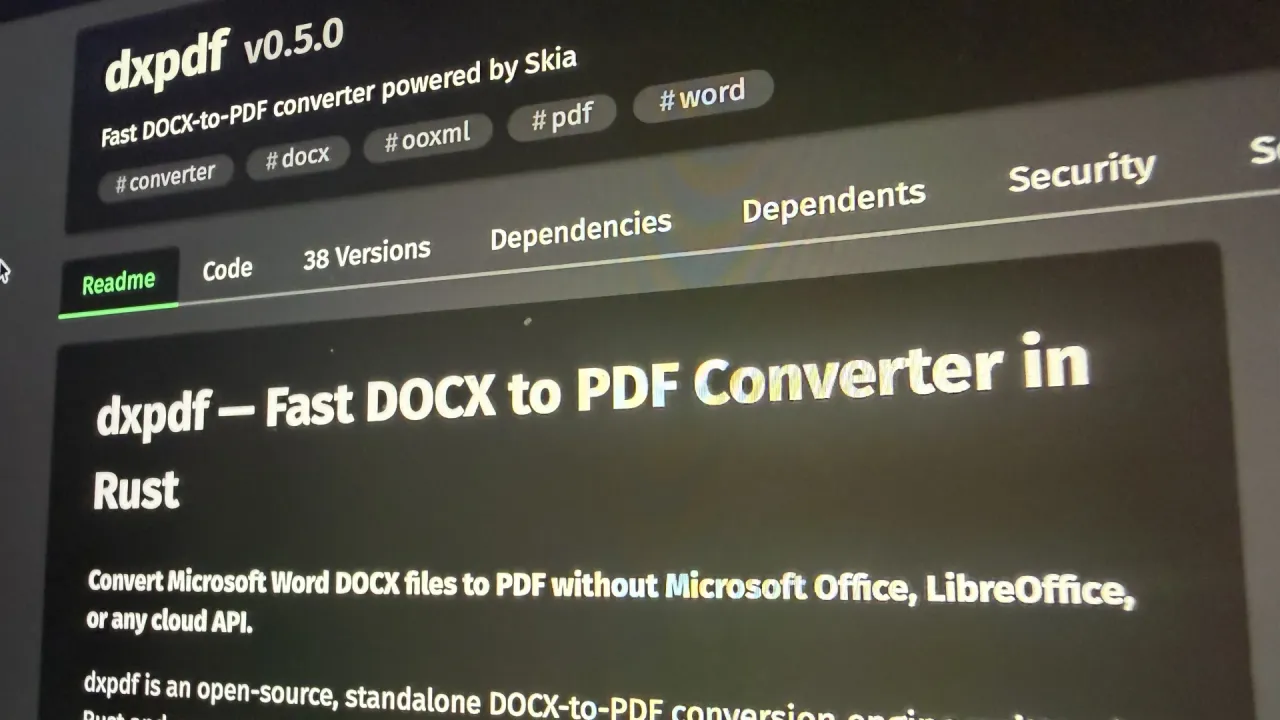 dxpdf 0.5.0: Teaching a DOCX Converter to Read the Rest of the World