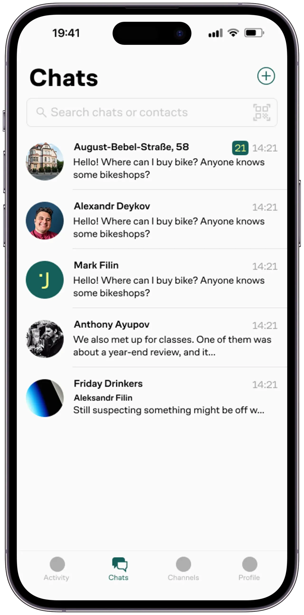 Chats List